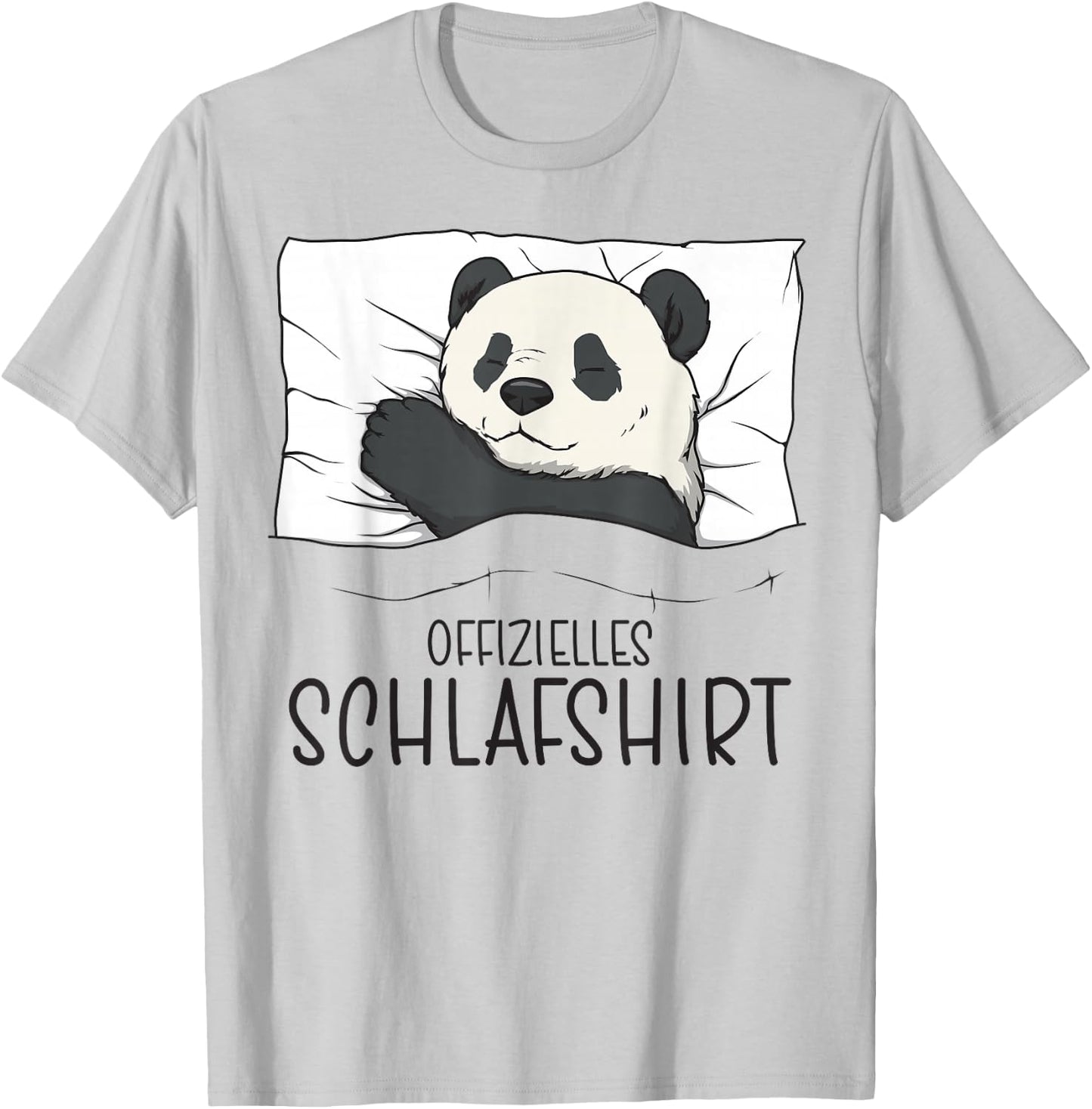 Official Sleepshirt Panda Pyjamas & Nightdress Panda , White T-Shirt - T-Shirt | Ash