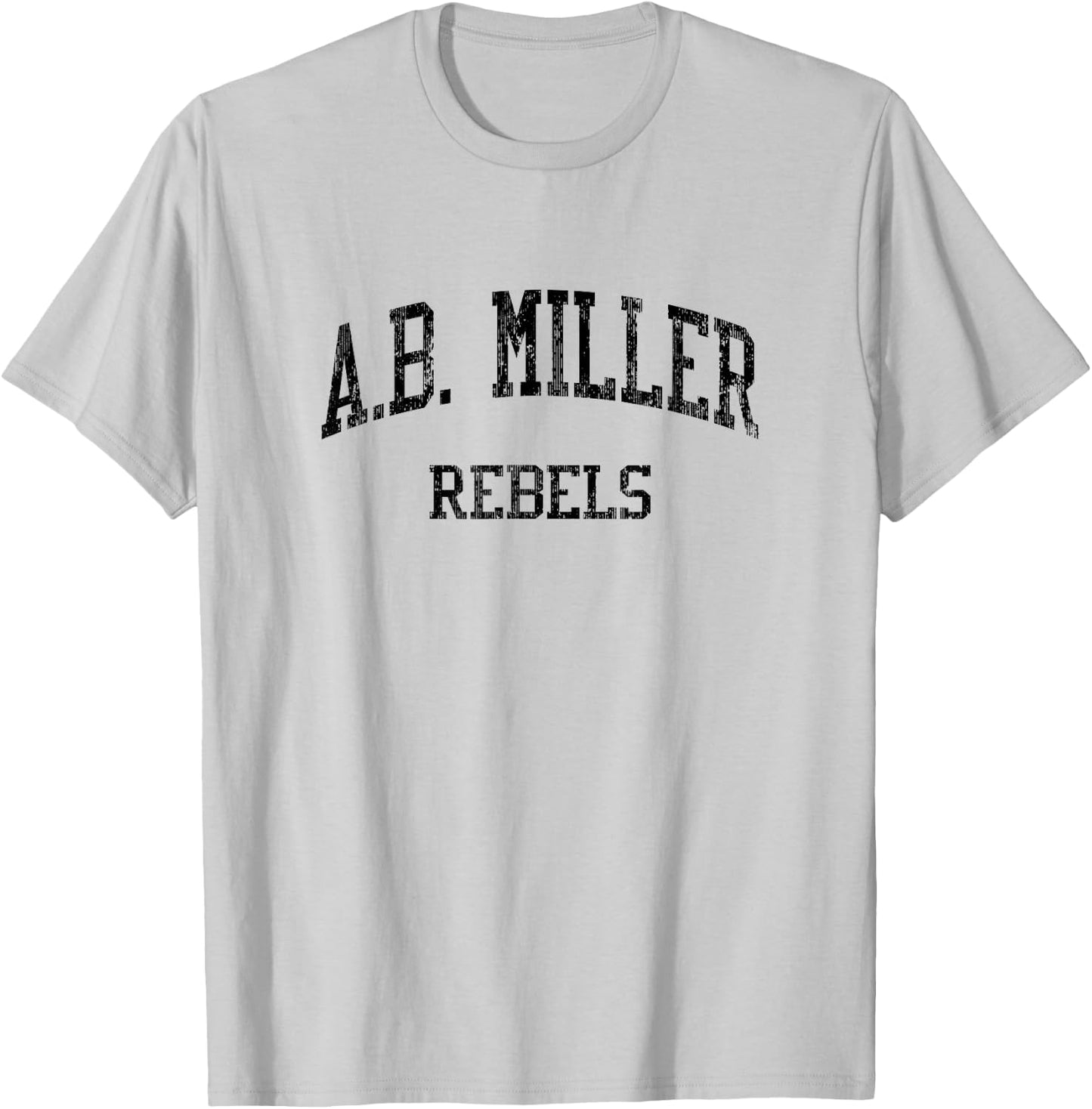 A.B. Miller High School HS Fontana CA Vintage Sports T-Shirt - T-Shirt | Ash