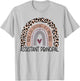 Assistant Principal Appreciation Leopard Print Rainbow T-Shirt - T-Shirt | Ash