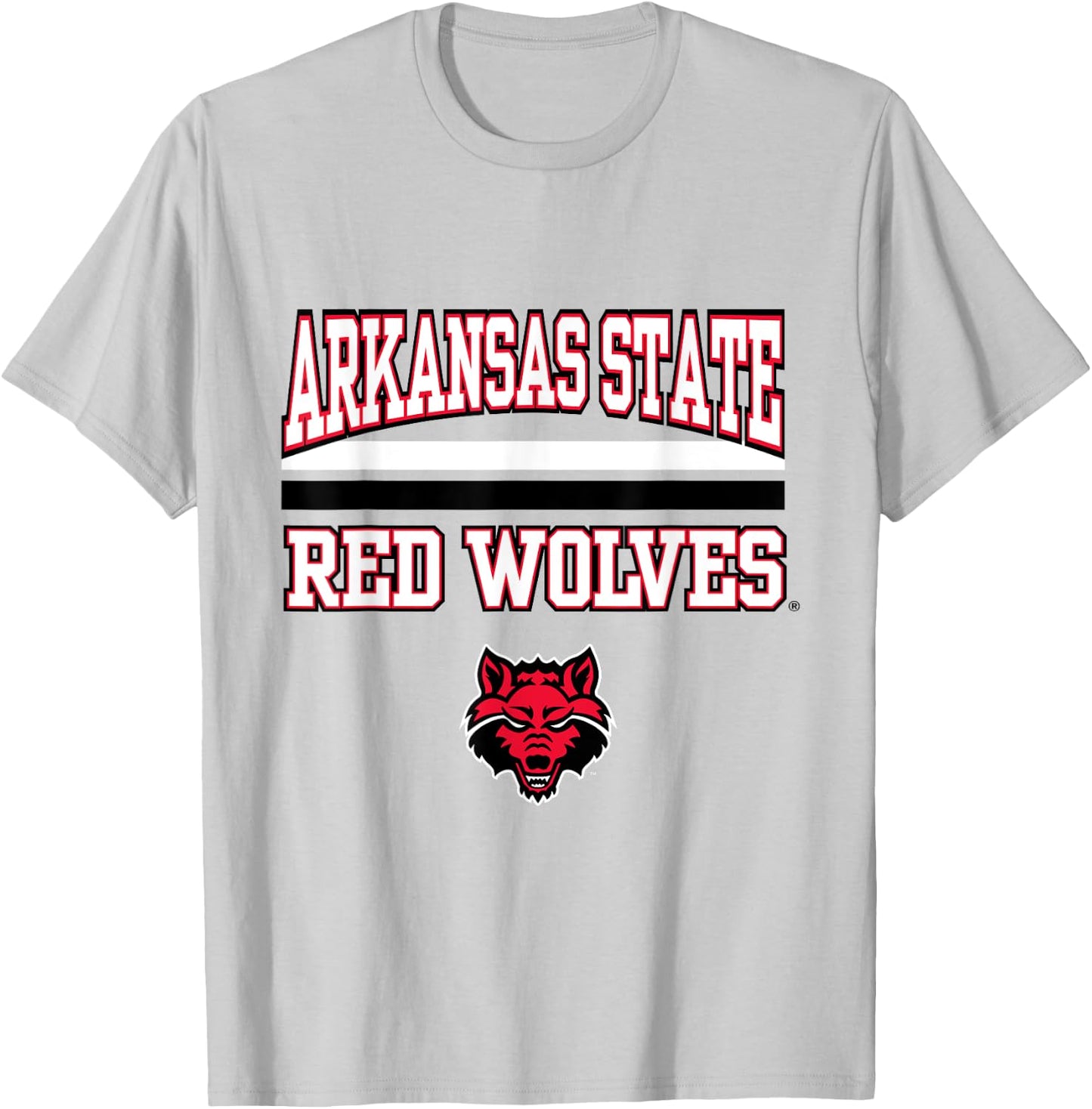Arkansas State Wolves |NCAA University Merch | VNPARKST301 T-Shirt - T-Shirt | Ash