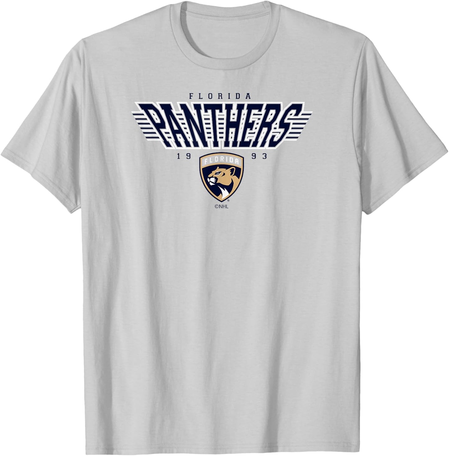 Florida Panthers Laser Red Officially Licensed T-Shirt - T-Shirt | Ash