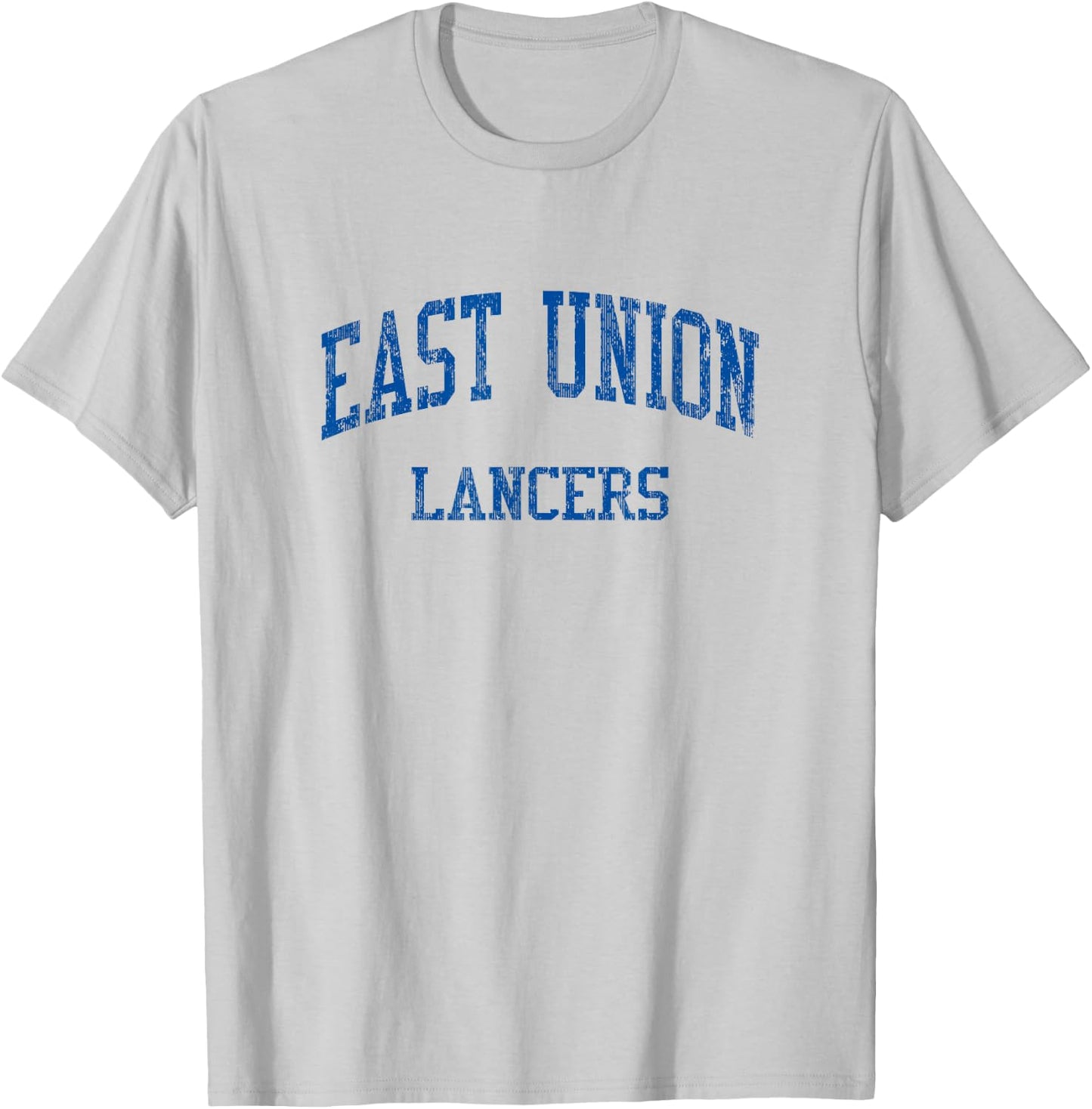 East Union High School HS Manteca CA Vintage Sports T-Shirt - T-Shirt | Ash