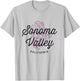 Sonoma Valley California Wine Country Vintage T-Shirt - T-Shirt | Ash