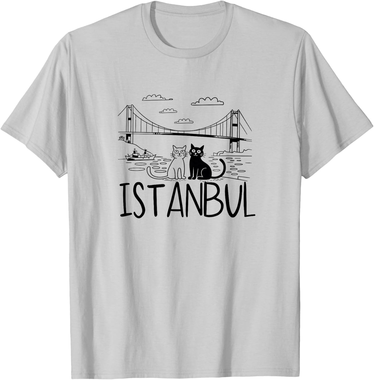 Istanbul Turkey Sketch / Istanbul T-Shirt - T-Shirt | Ash