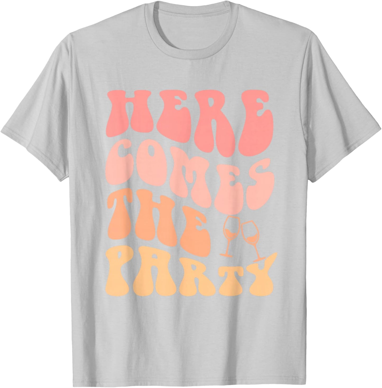 Hier kommt die Party Bachelorette Party Bride Bridemaid T-Shirt - T-Shirt | Ash
