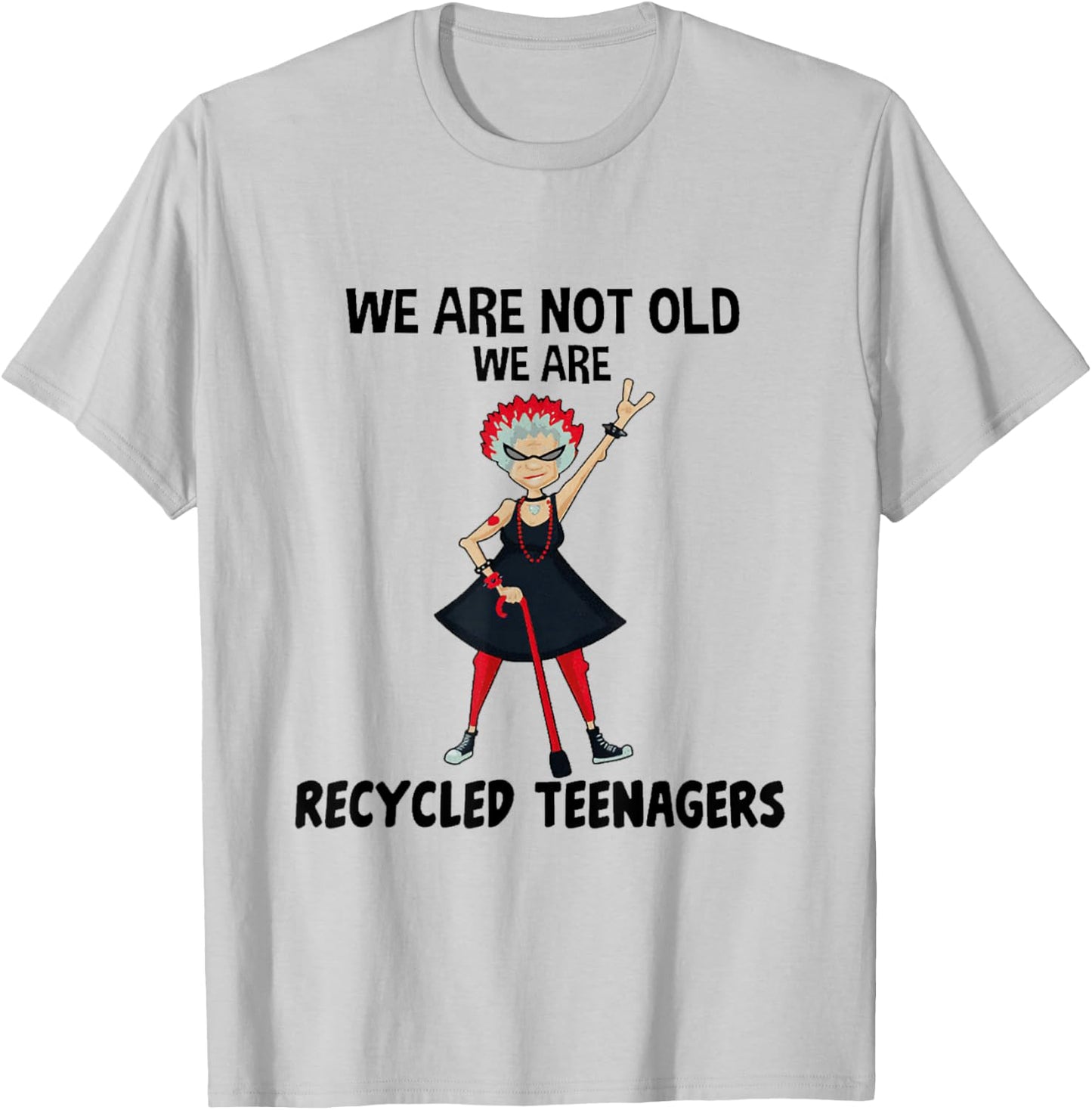 We Are Recycled Teenagers T-Shirt - T-Shirt | Ash