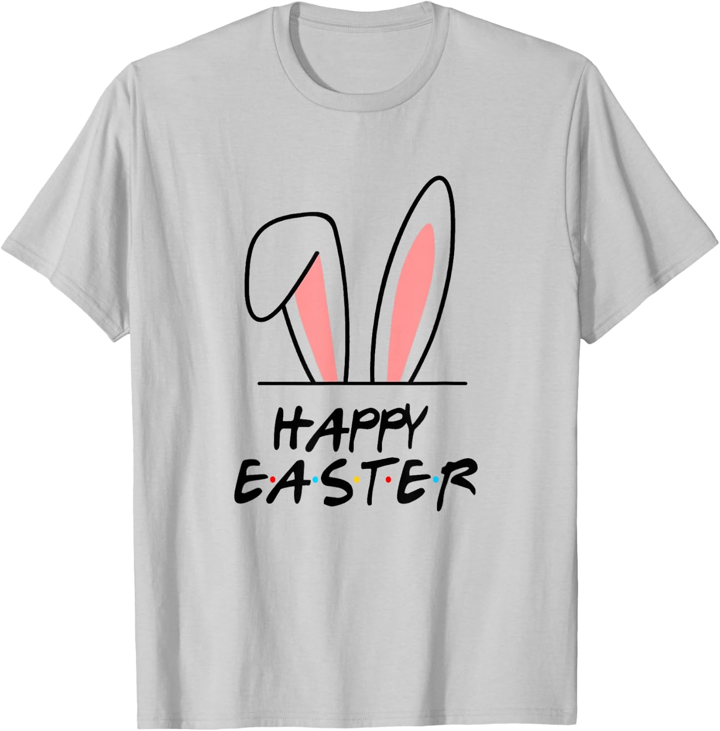Friends Easter Bunny Funny Shirt Easter Day Friends Cute T-Shirt - T-Shirt | Ash