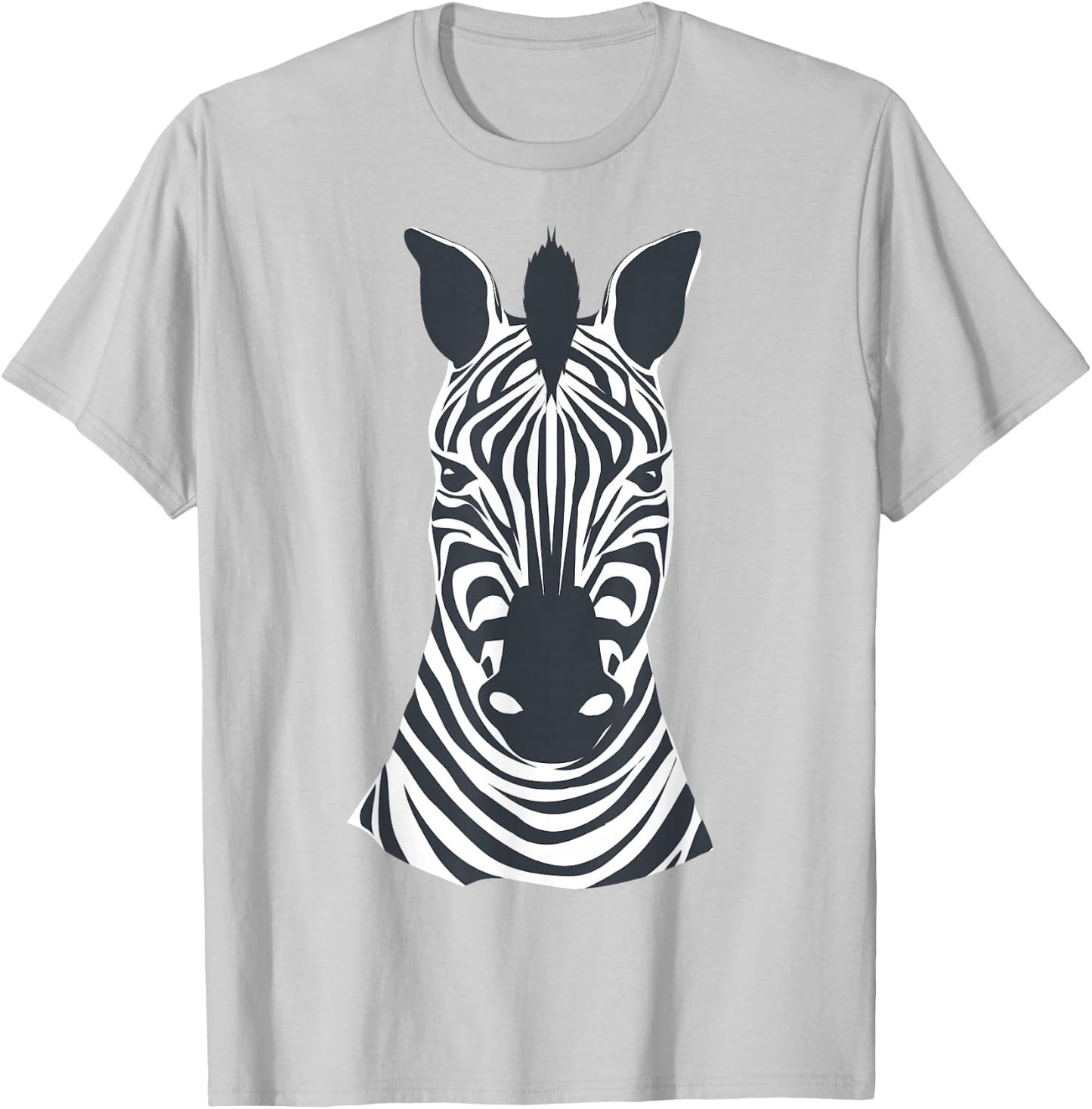 DIY Fancy Dress Kids Zebra Face Costume Boys Girls Child , White, s T-Shirt - T-Shirt | Ash