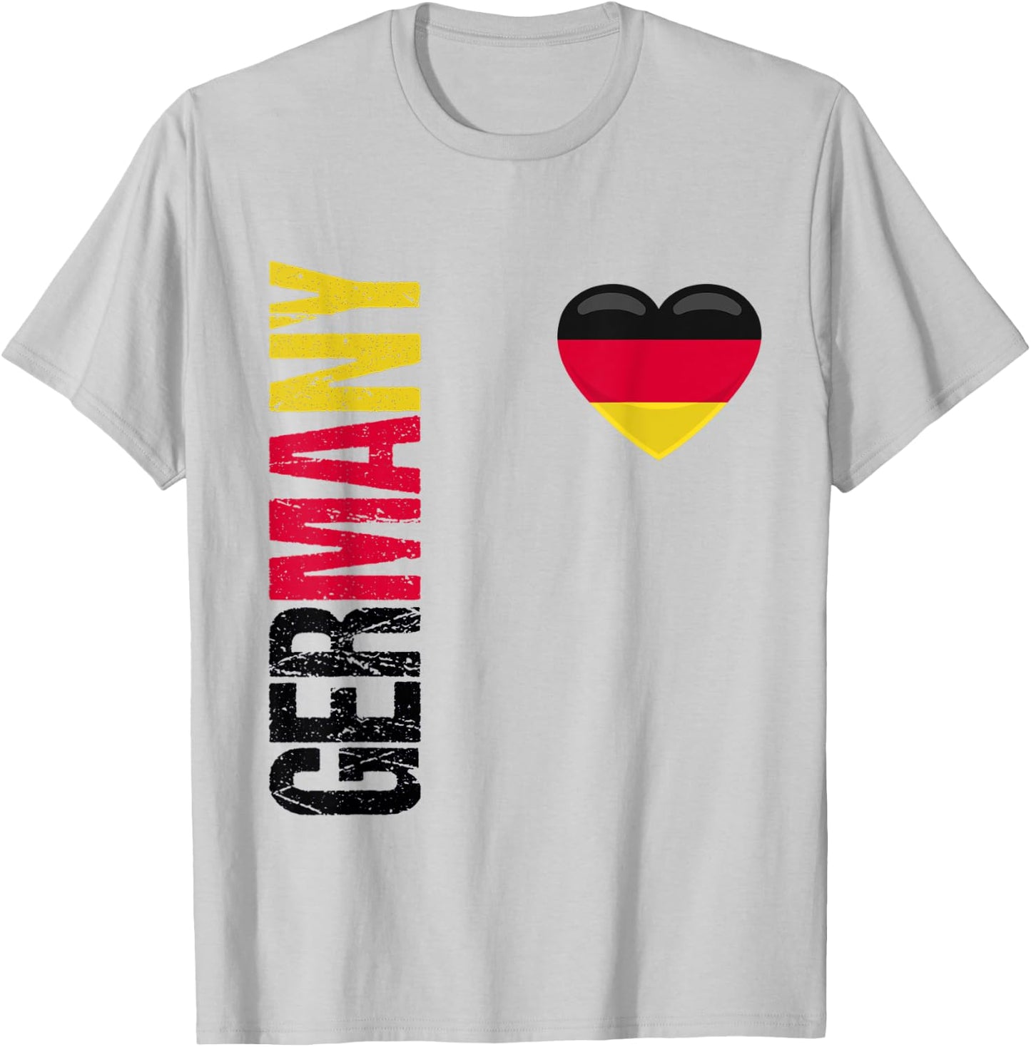 Germany Fußball Deutschland Flagge Trikot T-Shirt - T-Shirt | Ash