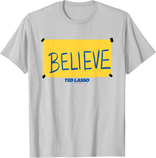 Ted Lasso Believe Sign , gray