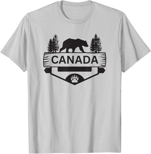 Holiday Canada Bears Men's Kids Boys Women , grey, S T-Shirt - T-Shirt | Ash