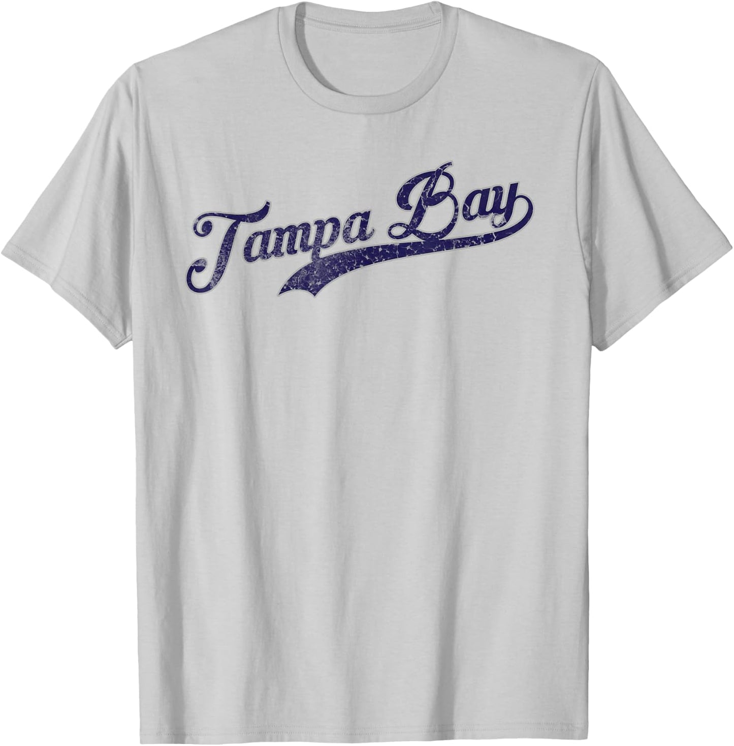 Vintage Baseball Tampa Bay T-Shirt - T-Shirt | Ash