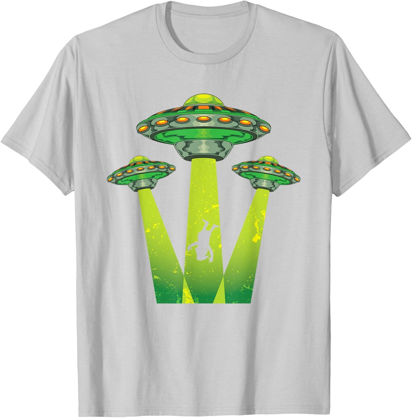 Alien Extraterrestrial Gnome UFO Abduction Nordic Gnome T-Shirt - T-Shirt | Ash