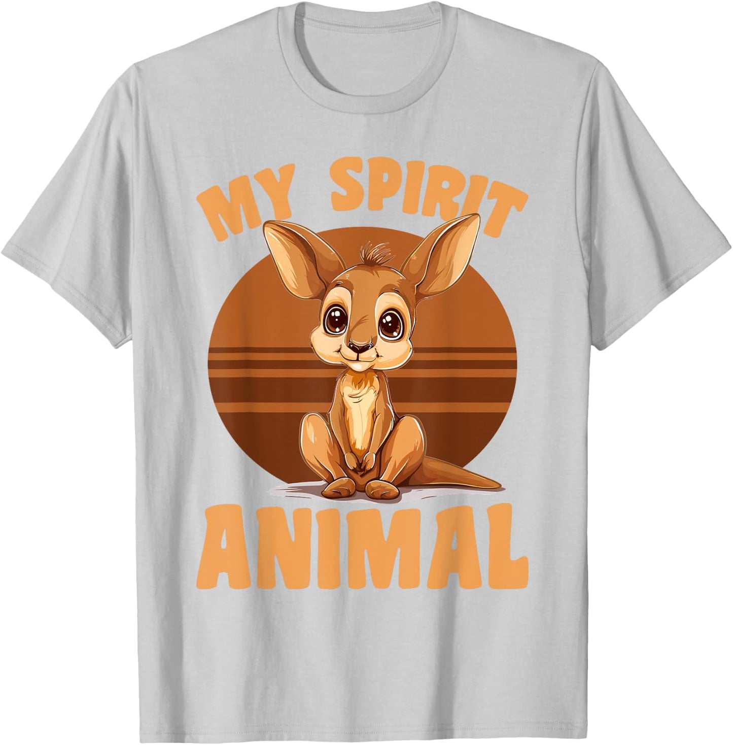 Funny Kangaroo Australia Animal my spirit animal T-Shirt - T-Shirt | Ash
