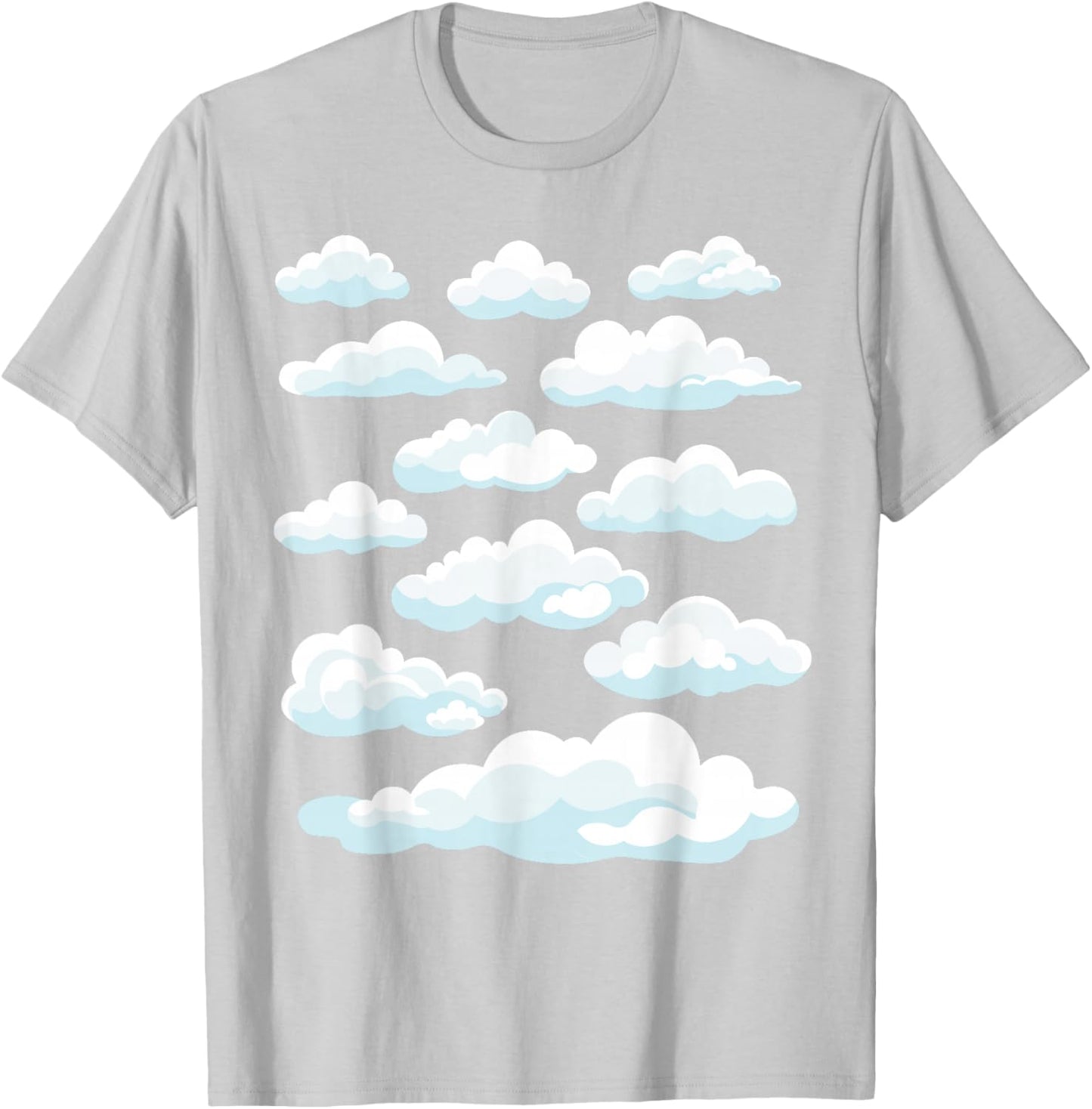 White Clouds T-Shirt - T-Shirt | Ash