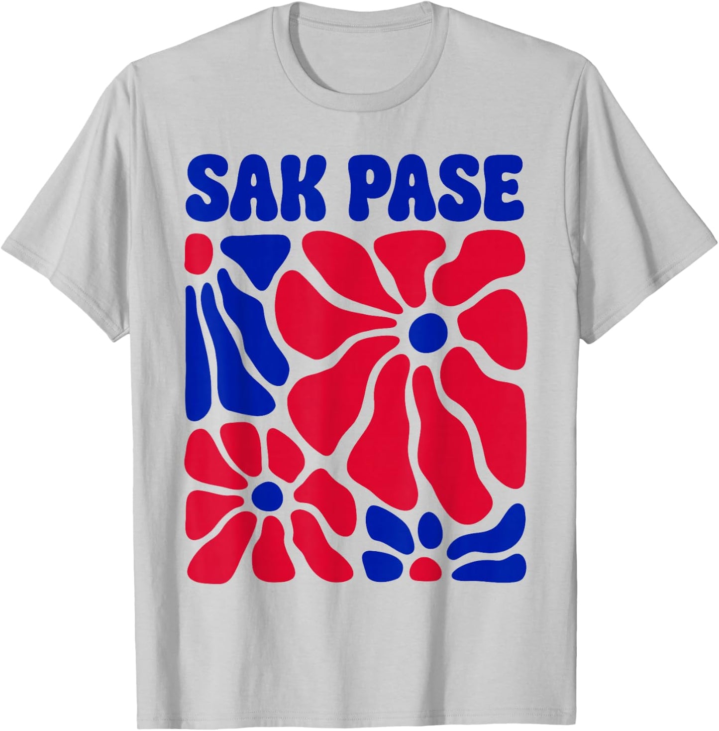 Sak Pase Haitian Floral Boho Flowers Haiti Haitian Girl T-Shirt - T-Shirt | Ash
