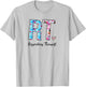 RT Week Respiratory Therapist Appreciation Gifts Floral T-Shirt - T-Shirt | Ash