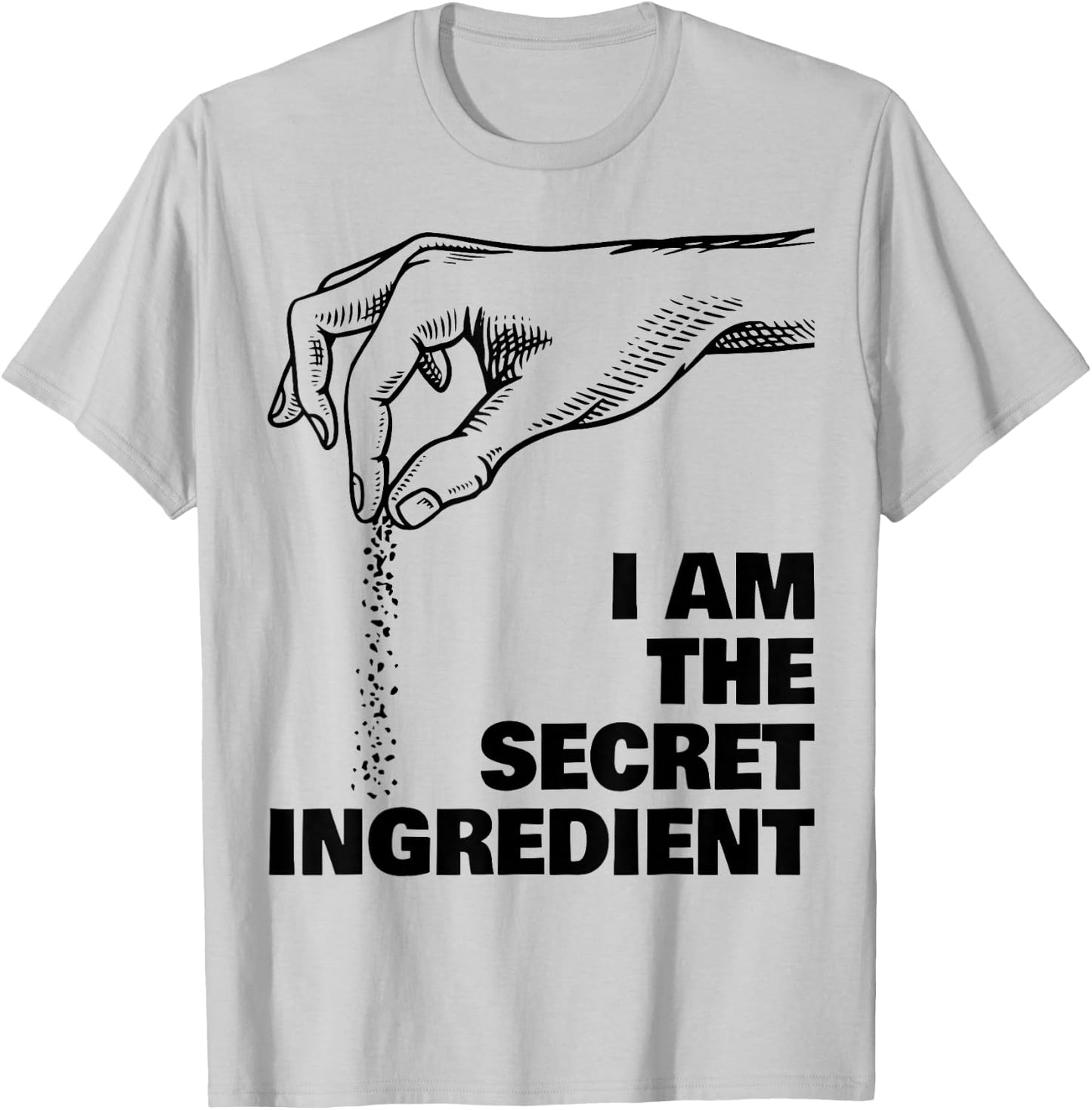 Secret Ingredient Funny Cooking Cook Chef T-Shirt - T-Shirt | Ash