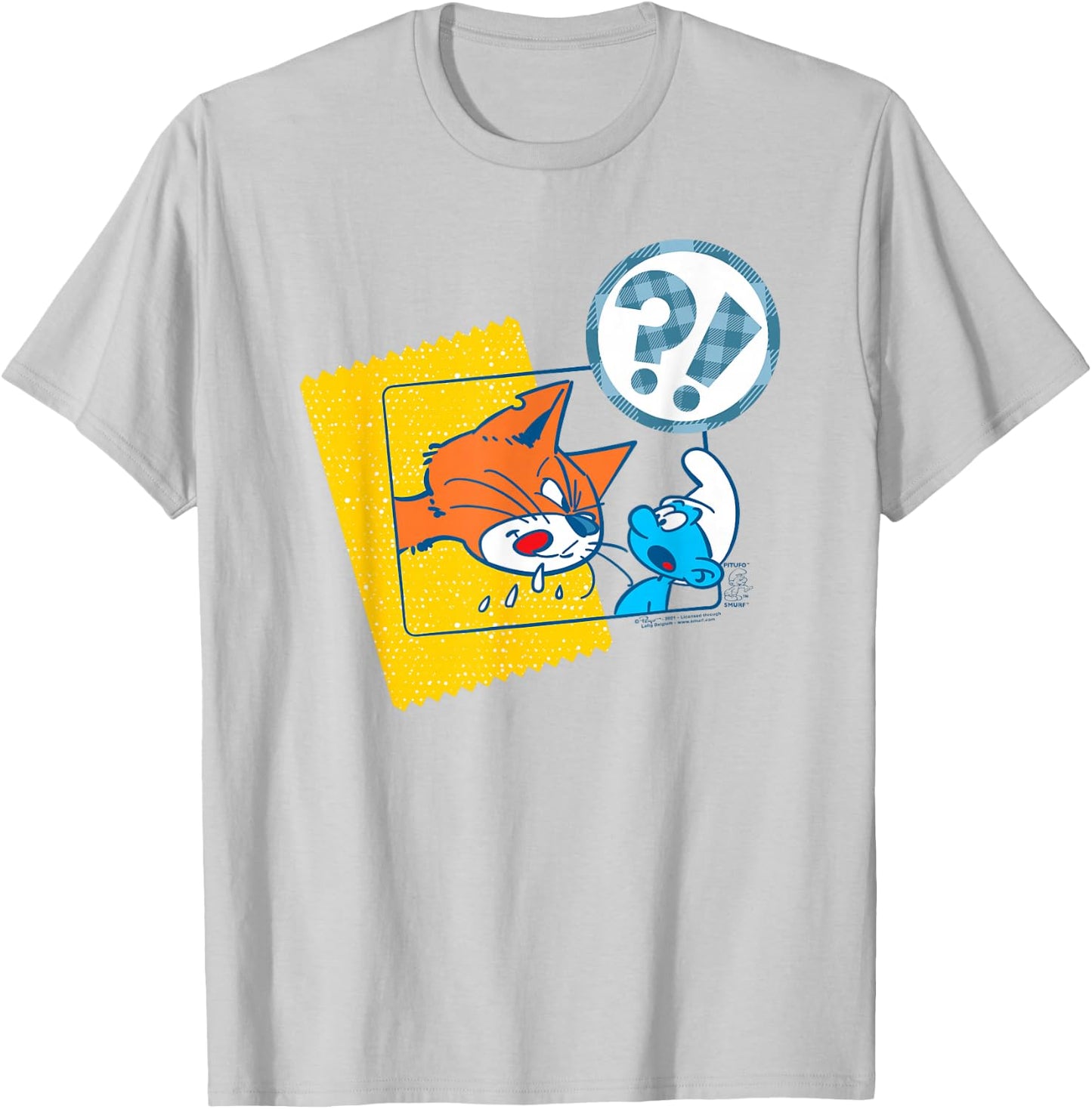 The Smurfs Azrael's Ready for Dinner T-Shirt - T-Shirt | Ash