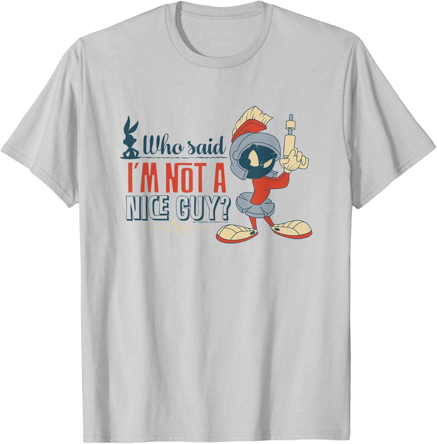 Looney Tunes Marvin the Martian Not a Nice Guy T-Shirt - T-Shirt | Ash