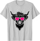 Cute Fluffy Farm Animals Highland Cow T-Shirt - T-Shirt | Ash