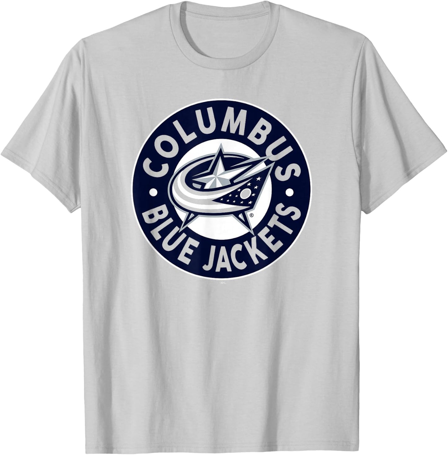 Columbus Blue Jackets Symbol Red Officially Licensed T-Shirt - T-Shirt | Ash