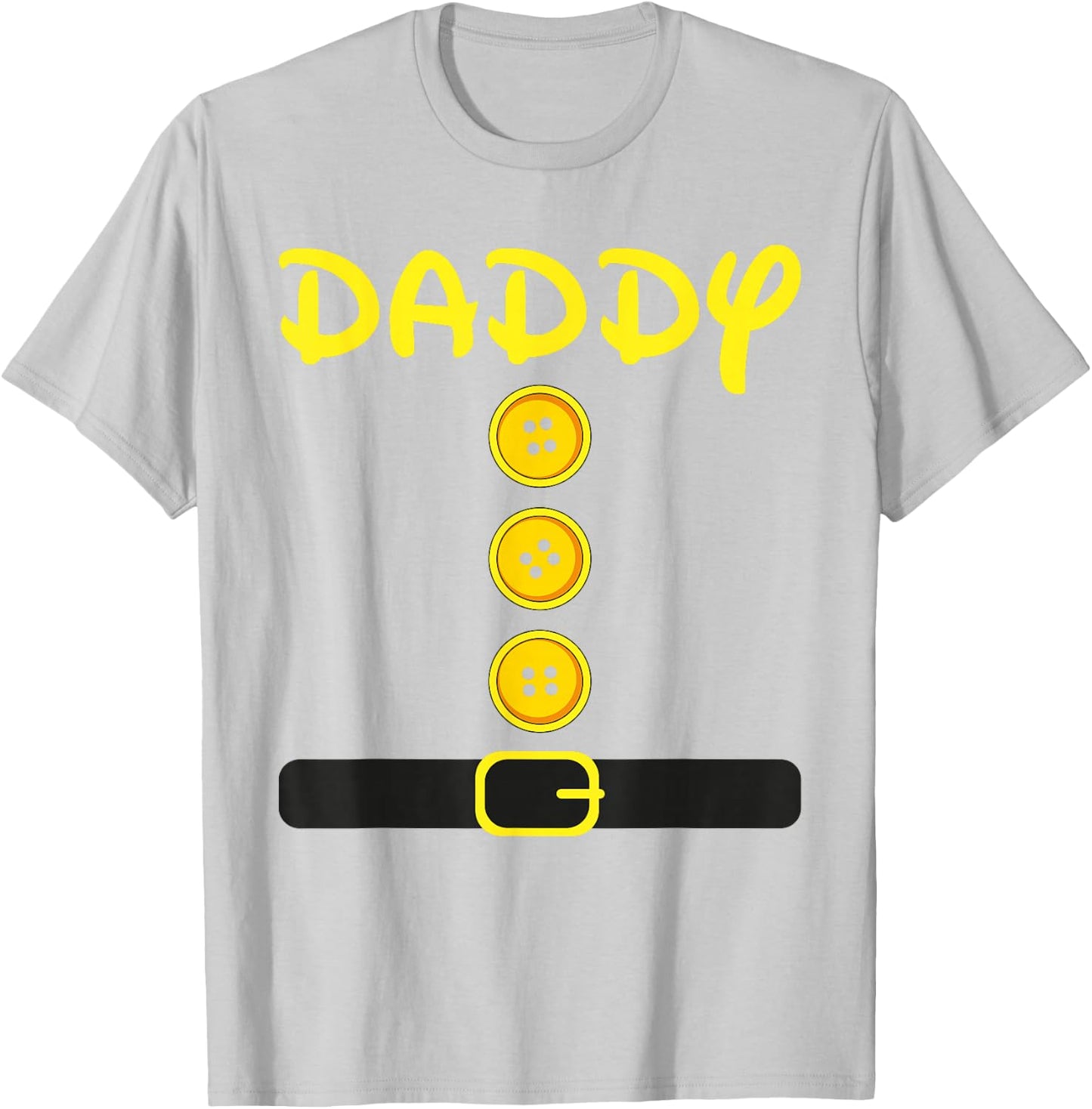 Daddy Dwarf Costume Color Family Matching Dwarf Halloween T-Shirt - T-Shirt | Ash