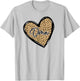 Oma Shirts Leopard Print Mom Cheetah Love Heart T-Shirt - T-Shirt | Ash