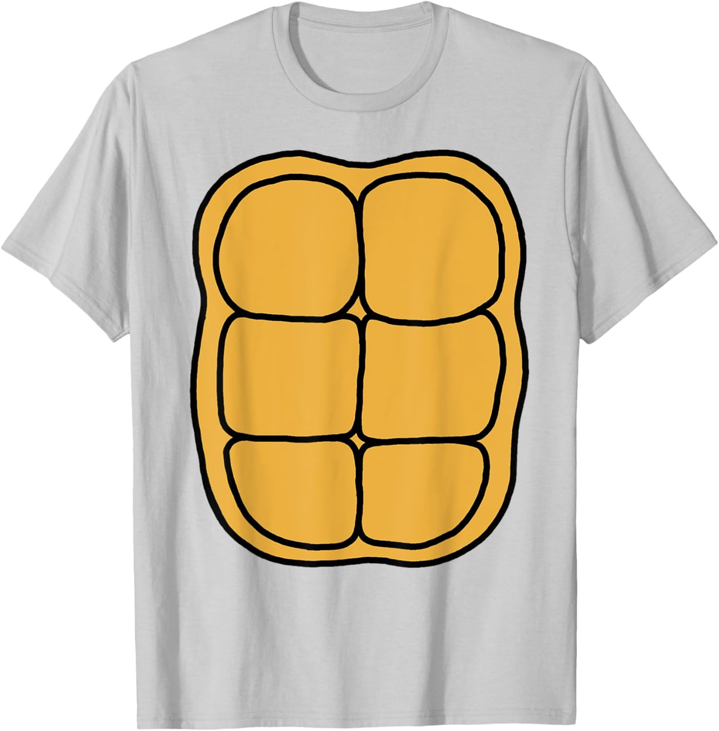 Turtle Shell Shirt Kids DIY Halloween Costume Front + Back T-Shirt - T-Shirt | Ash