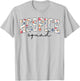 HOSPICE Squad Floral Nurse week Palliative Care Hospice Aide T-Shirt - T-Shirt | Ash