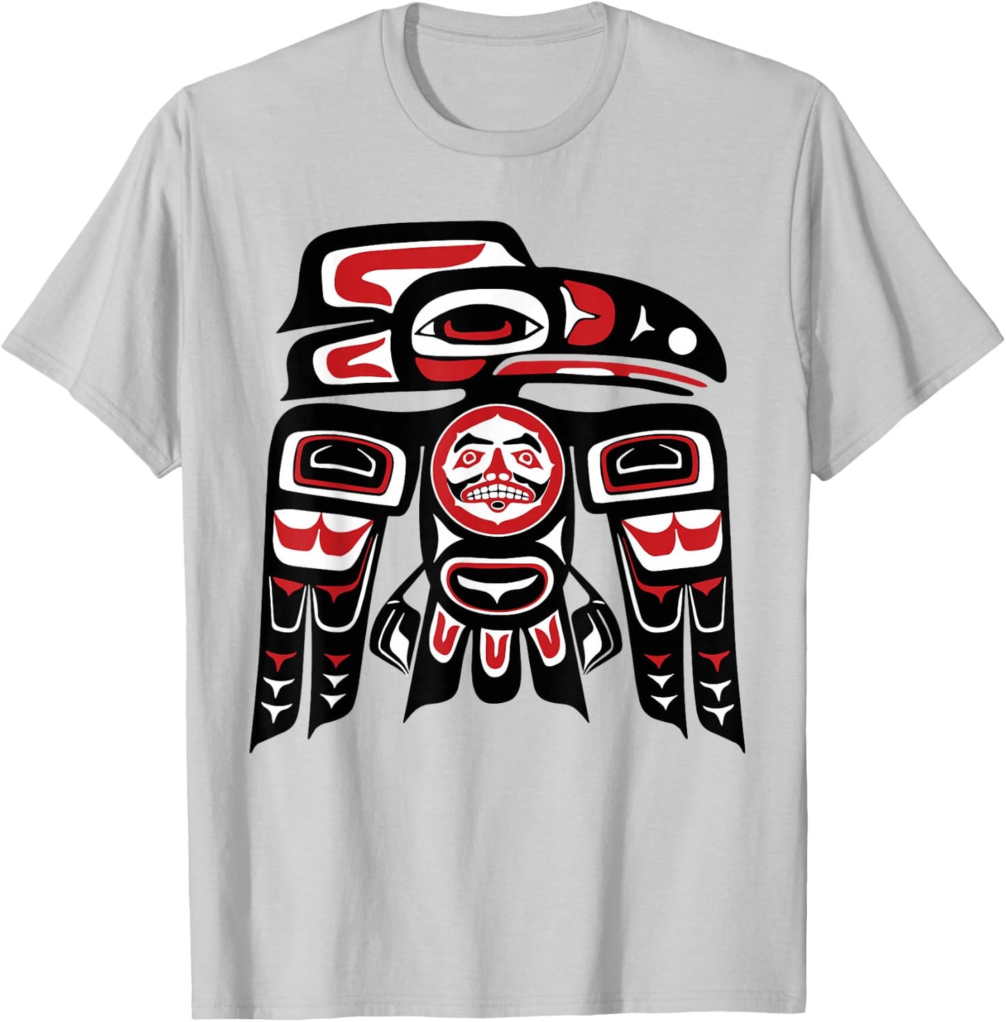 Haida Raven Native American, Raven Tlingit Men Women T-Shirt - T-Shirt | Ash