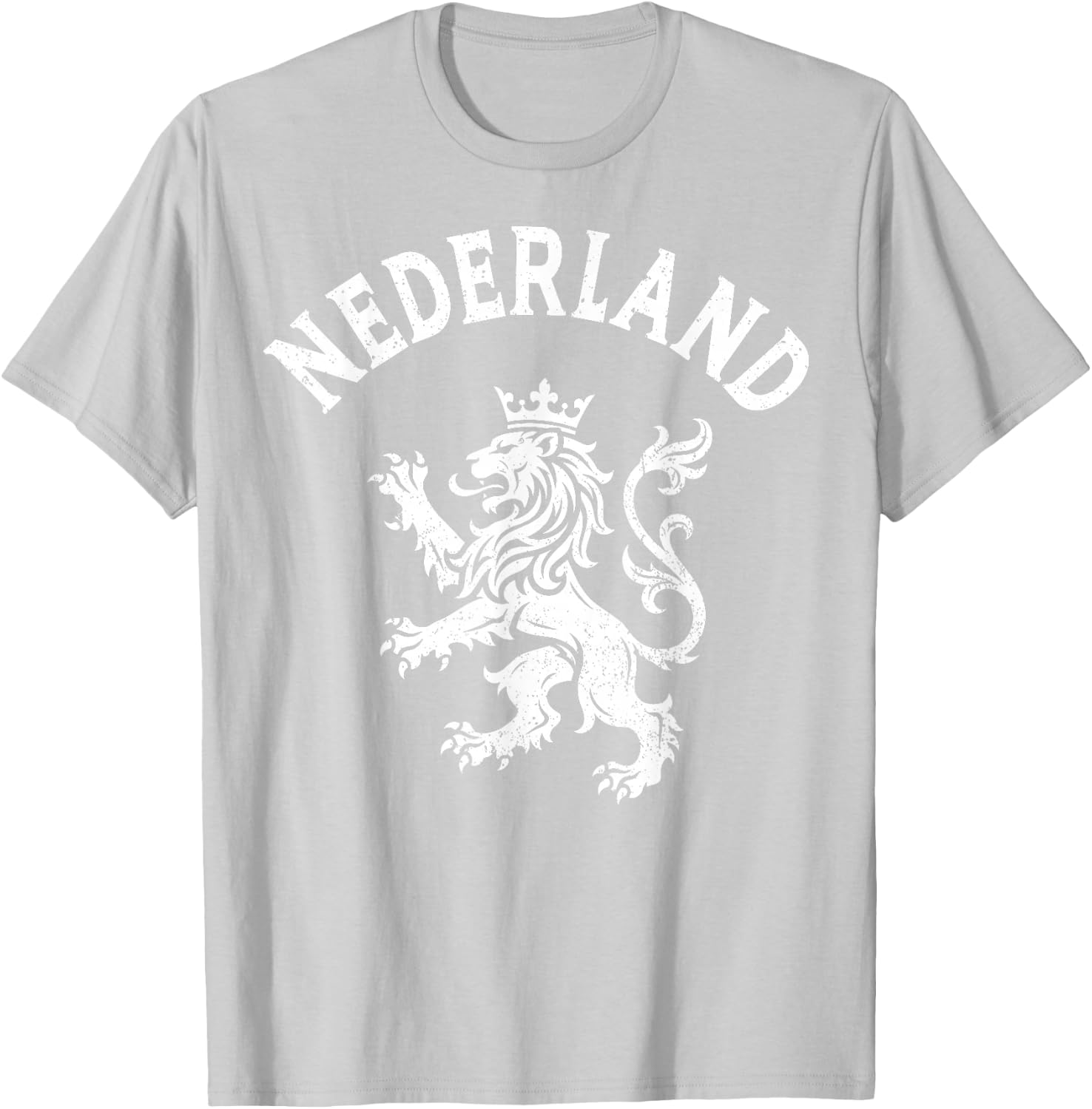 Nederland Netherlands Lion Dutch Holland Vintage Orange T-Shirt - T-Shirt | Ash