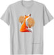 Foxination Nature, autumn with fox and butterflies T-Shirt - T-Shirt | Ash