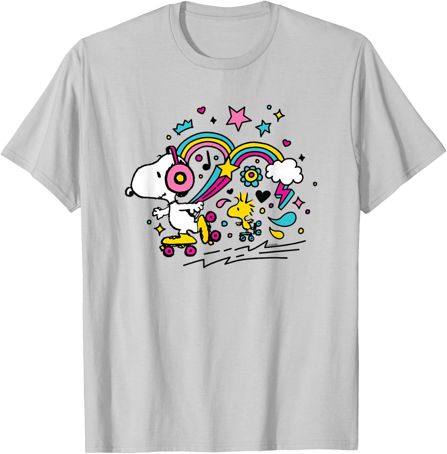 Peanuts - Snoopy Woodstock , blue T-Shirt - T-Shirt | Ash