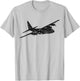 C-130 Hercules - Military Airplane T-Shirt - T-Shirt | Ash