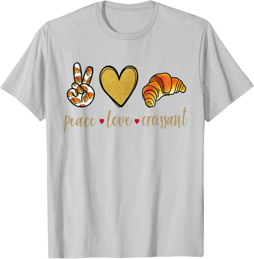 Peace Love Croissant - Französisch Bäckerei Croissant