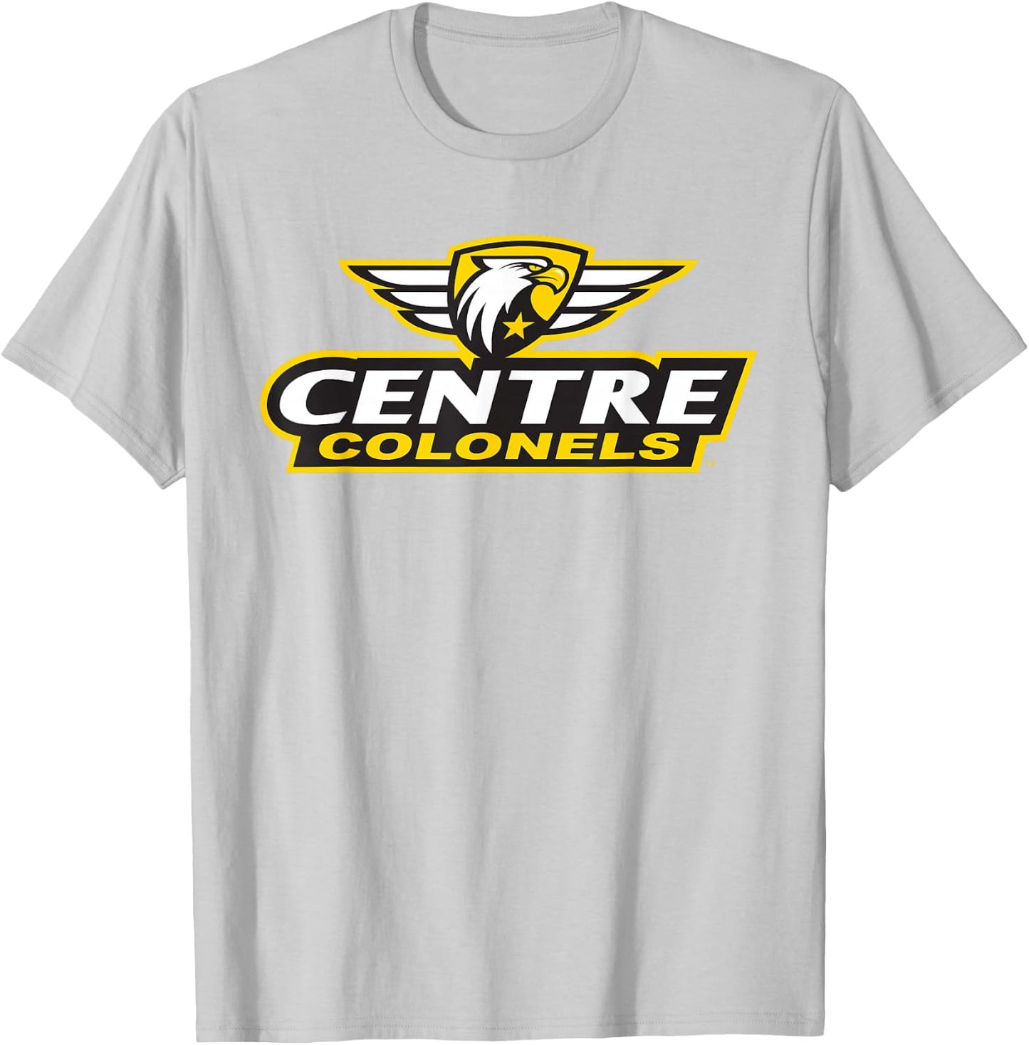 Centre College Colonels Insignia Stacked Logo T-Shirt - T-Shirt | Ash