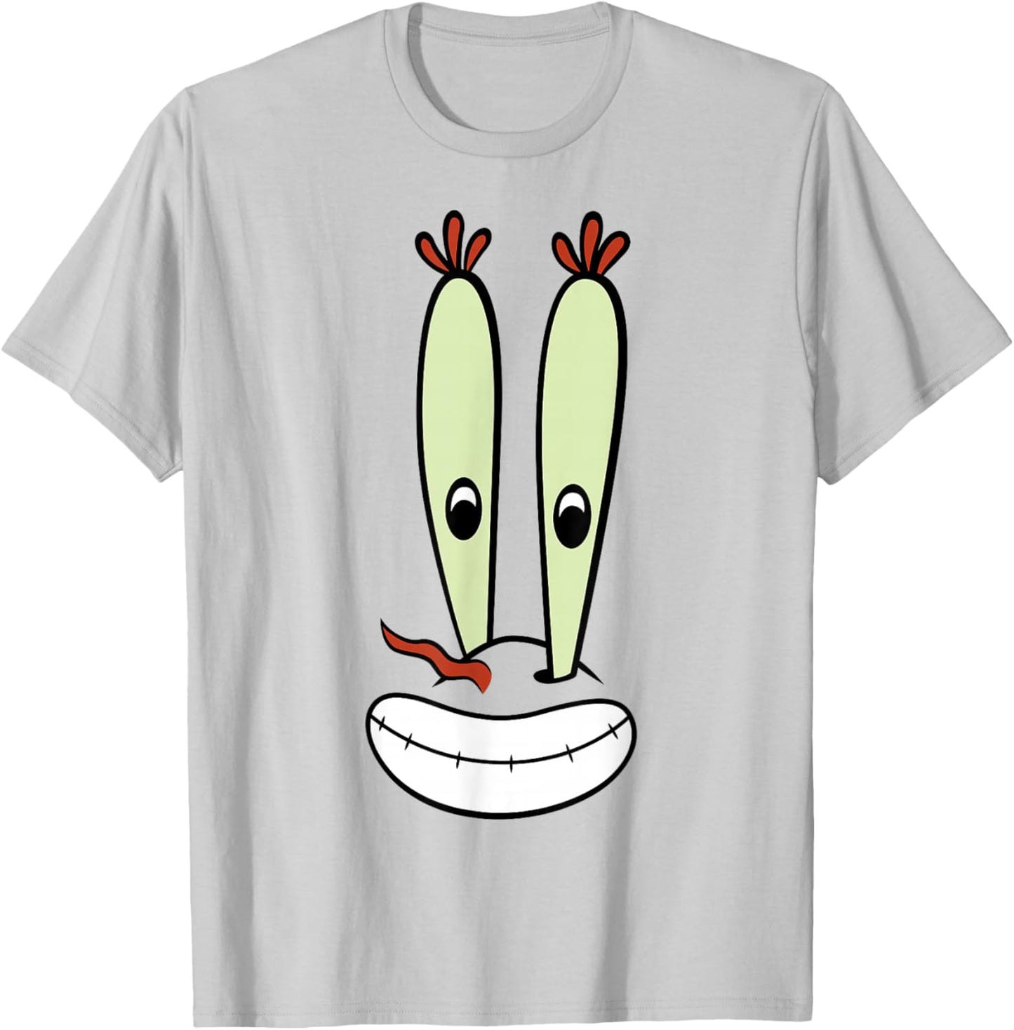 Spongebob Squarepants Halloween Mr. Krabs Big Face Costume T-Shirt - T-Shirt | Ash