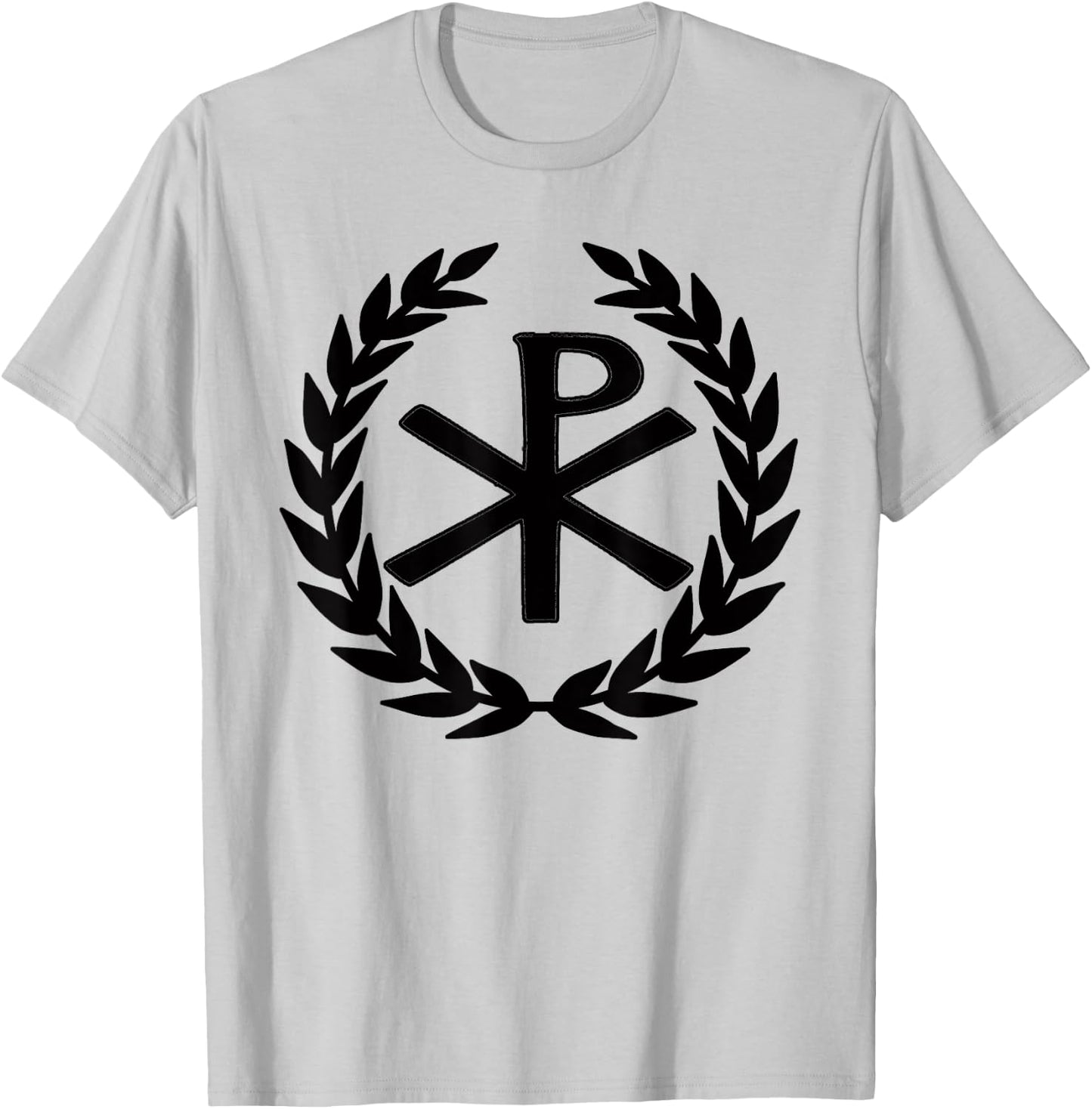 Roman Empire Chi Rho Symbol T-Shirt - T-Shirt | Ash