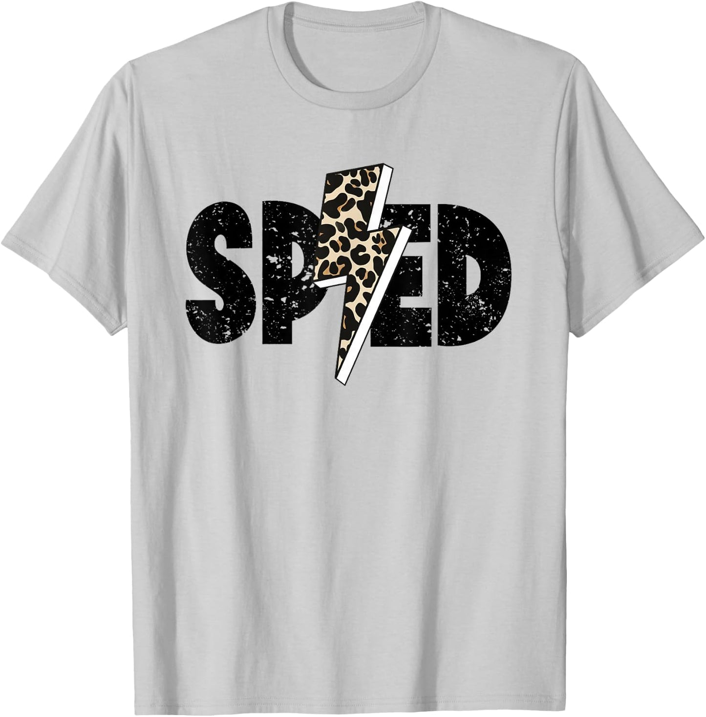 Leopard Sped Squad Special Ed Teacher Back To School 2023 T-Shirt - T-Shirt | Ash