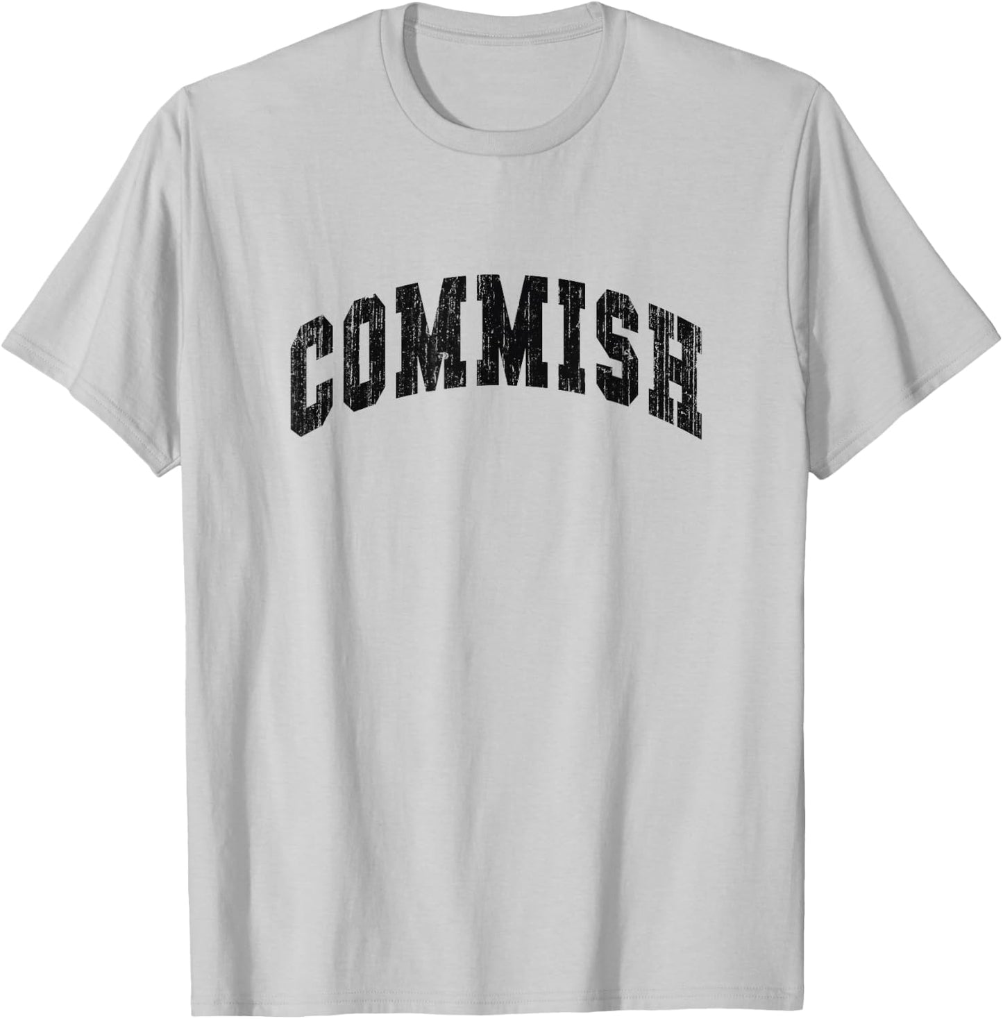 Draft Night COMMISH College Fantasy Football Commissioner T-Shirt - T-Shirt | Ash