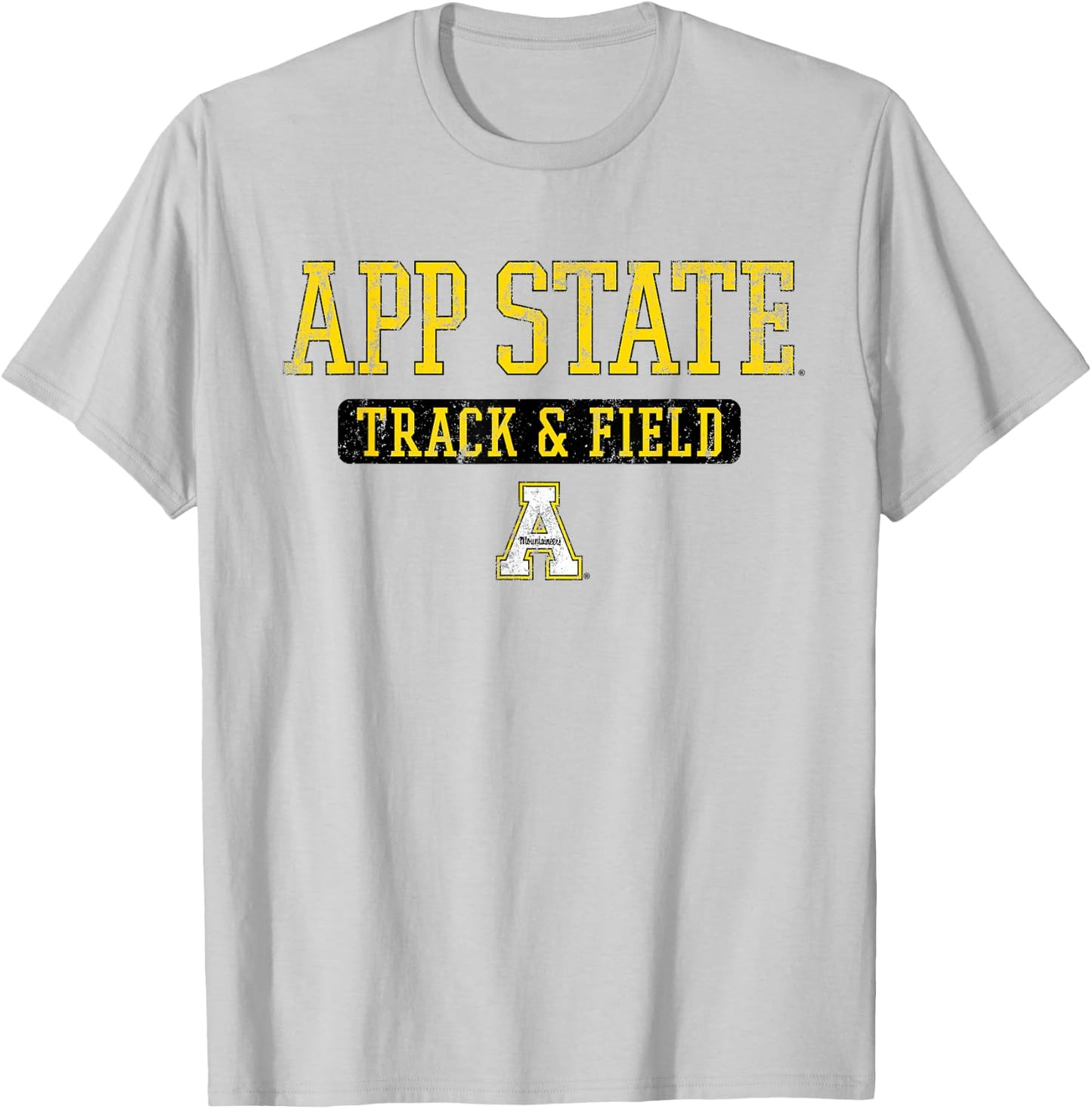 App State Vintage Team Track & Field - App State T-Shirt - T-Shirt | Ash