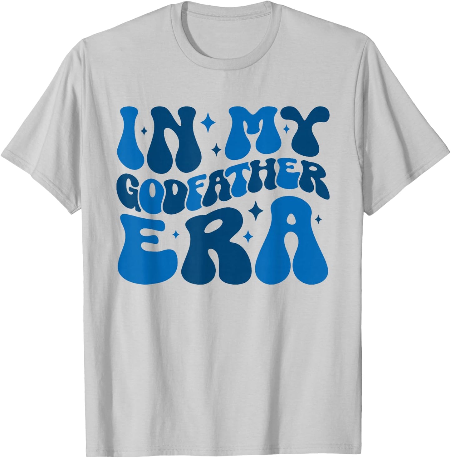 In My Godfather Era Retro Family Matching Godfather Groovy T-Shirt - T-Shirt | Ash