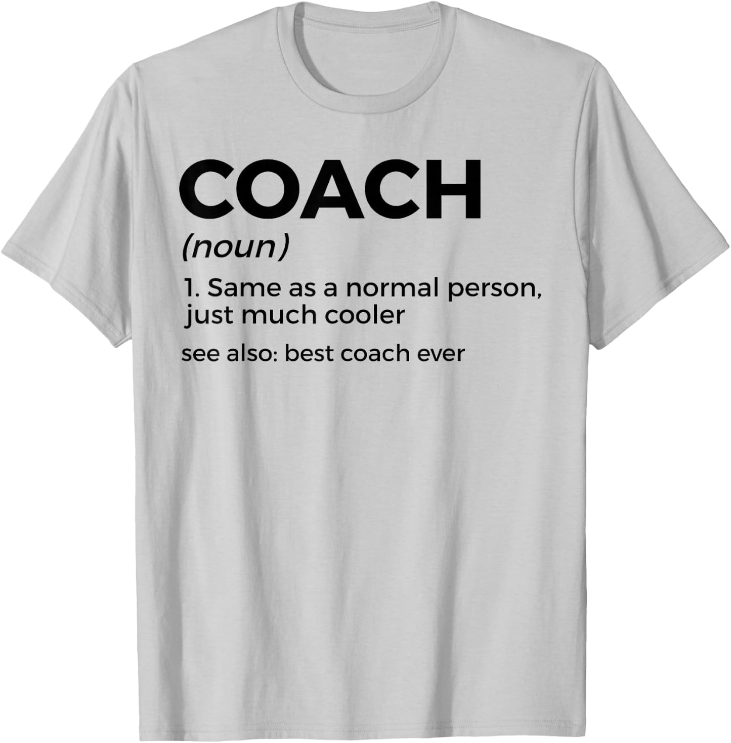 with German Text "Coach-Definition Funny The Best Coach of All Times" T-Shirt - T-Shirt | Ash