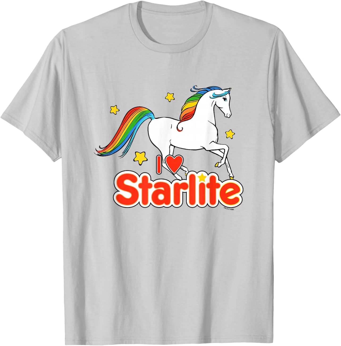 Rainbow Brite I Love Starlite T-Shirt - T-Shirt | Ash