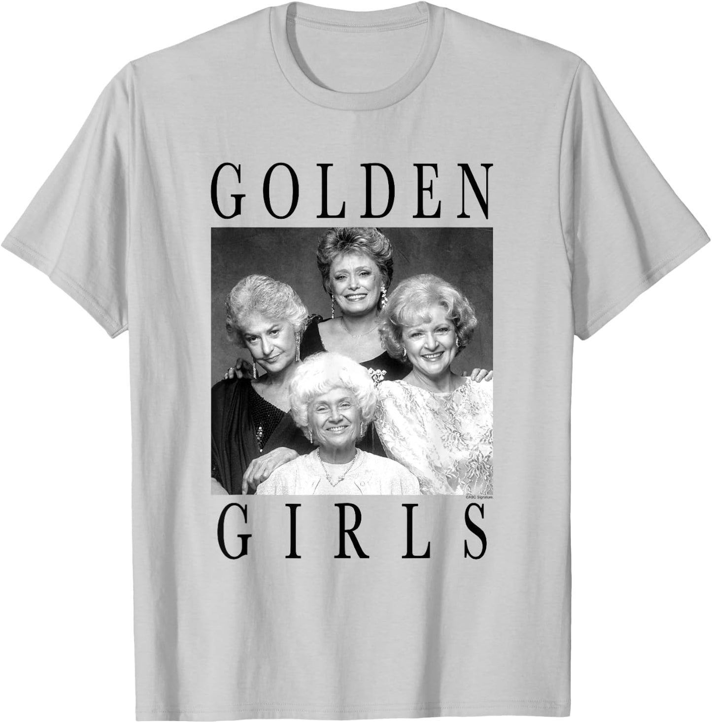 The Golden Girls Iconic Queens Vintage Group Shot Portrait , White T-Shirt - T-Shirt | Ash