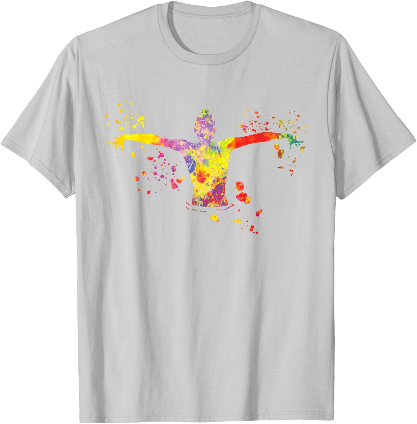 Colorsplash Team Artistic Swim , white, S T-Shirt - T-Shirt | Ash