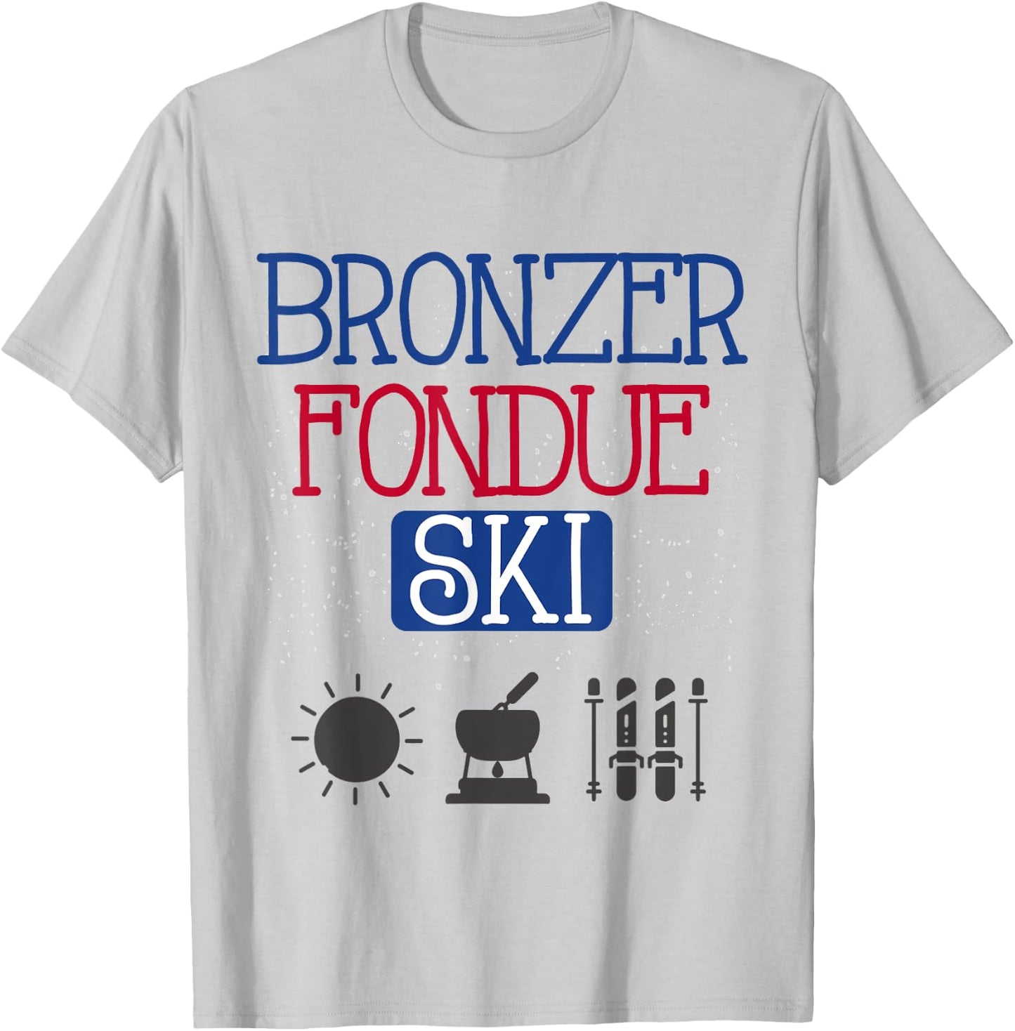 Humor Ski , white, S T-Shirt - T-Shirt | Ash