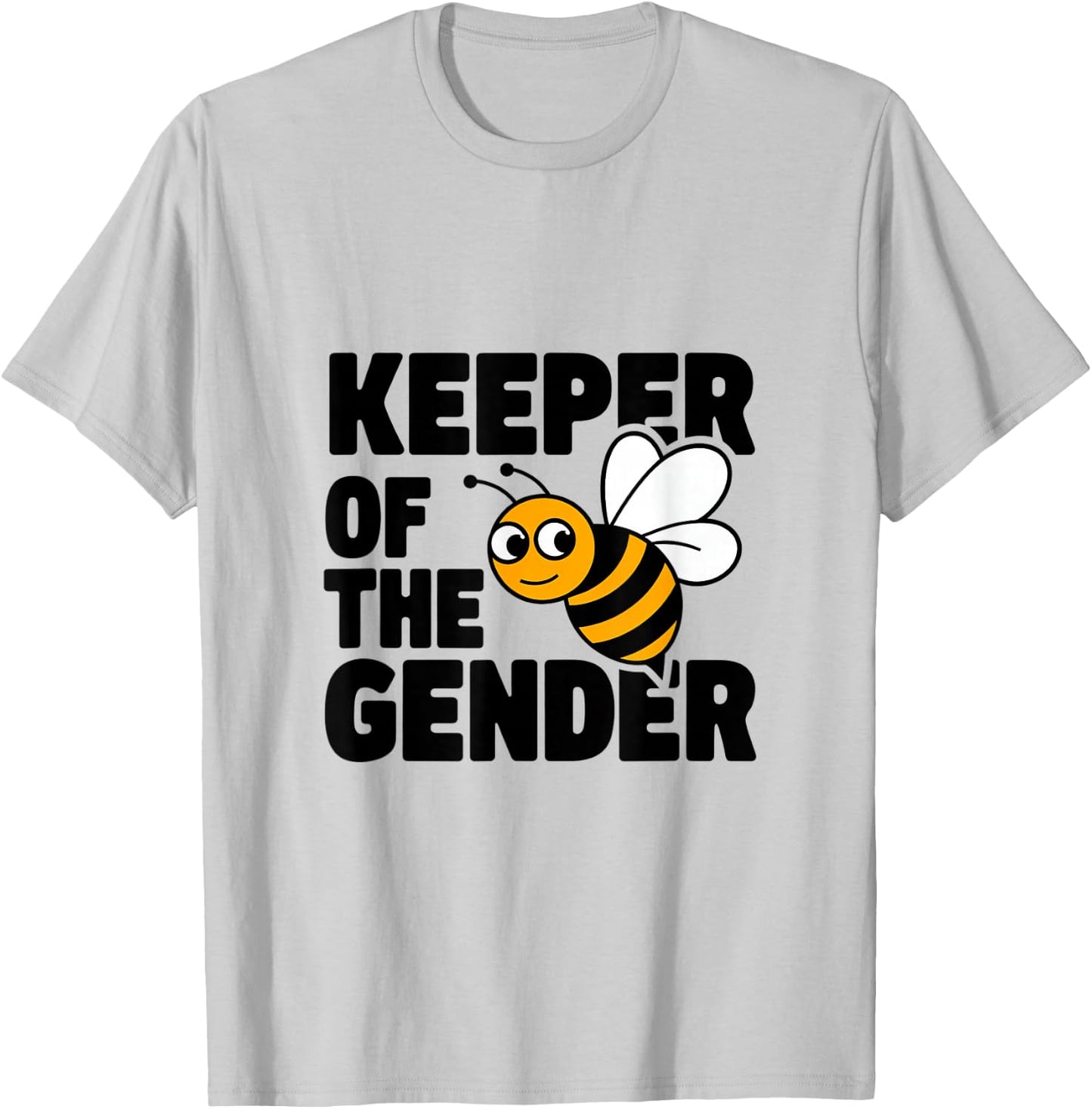 Keeper of the Gender Bee Theme T-Shirt - T-Shirt | Ash