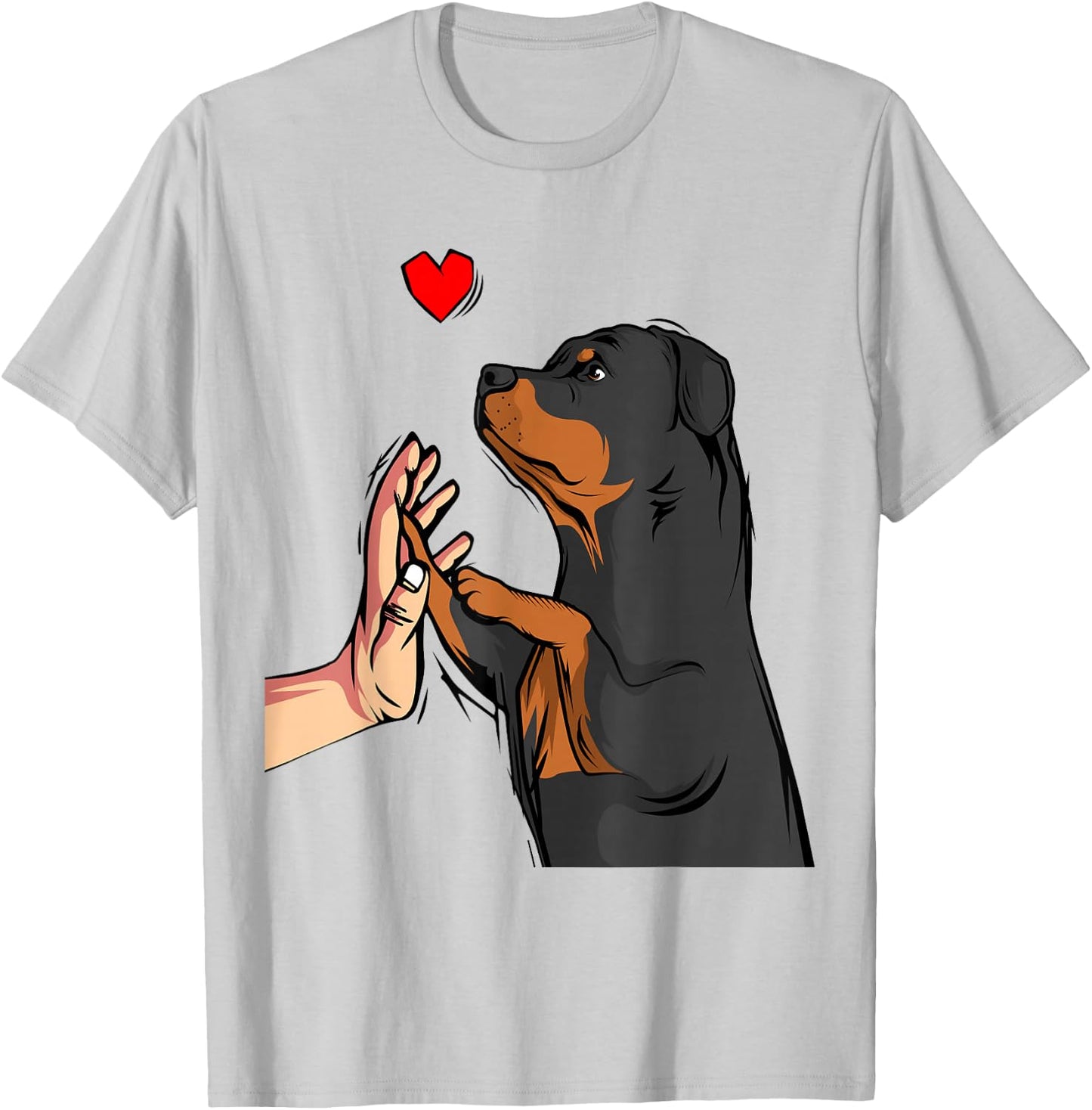 Rottweiler Love Dogs, Ladies, Women T-Shirt - T-Shirt | Ash